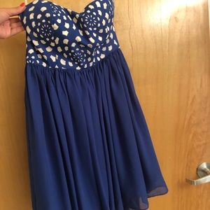 Blue Minute Mini Dress